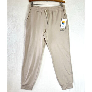 Vuori Performance Jogger Pants Ecru Heather VW303 Drawstring Women's Small NWT